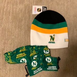 CCM “Minnesota North Stars” winter beanie hat, new with tags.